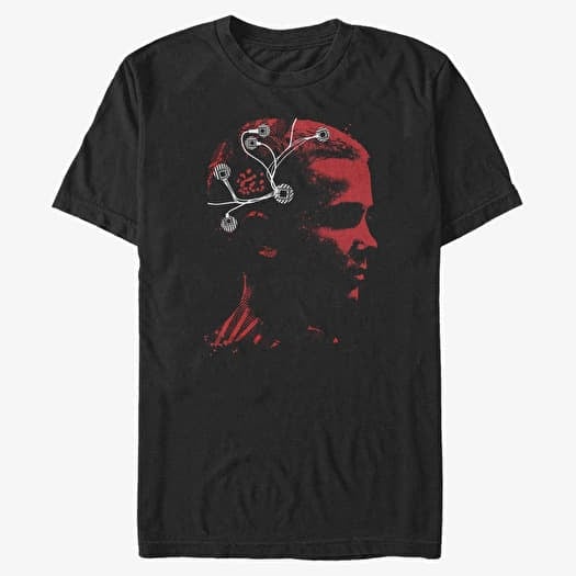 Tričko Merch Netflix Stranger Things - Eleven Research Unisex T-Shirt Black