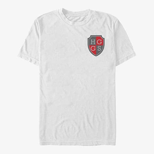 Tričko Merch Netflix Heartstopper - Harvey Greene Crest Unisex T-Shirt White