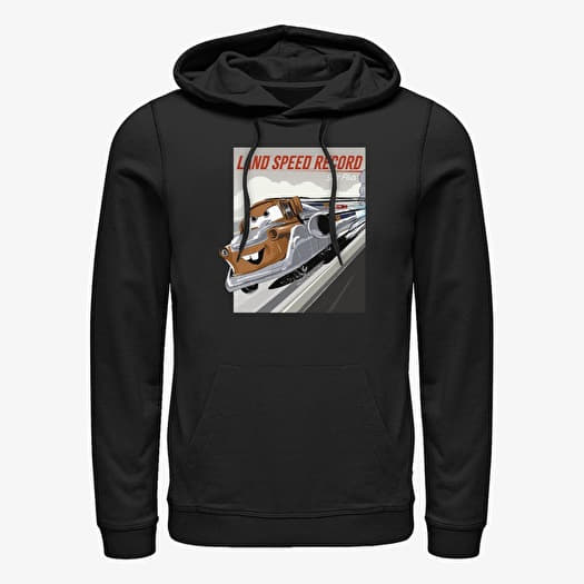 Sweatshirt Merch Pixar Cars-Cars 2 - Speed Record Unisex Hoodie Black