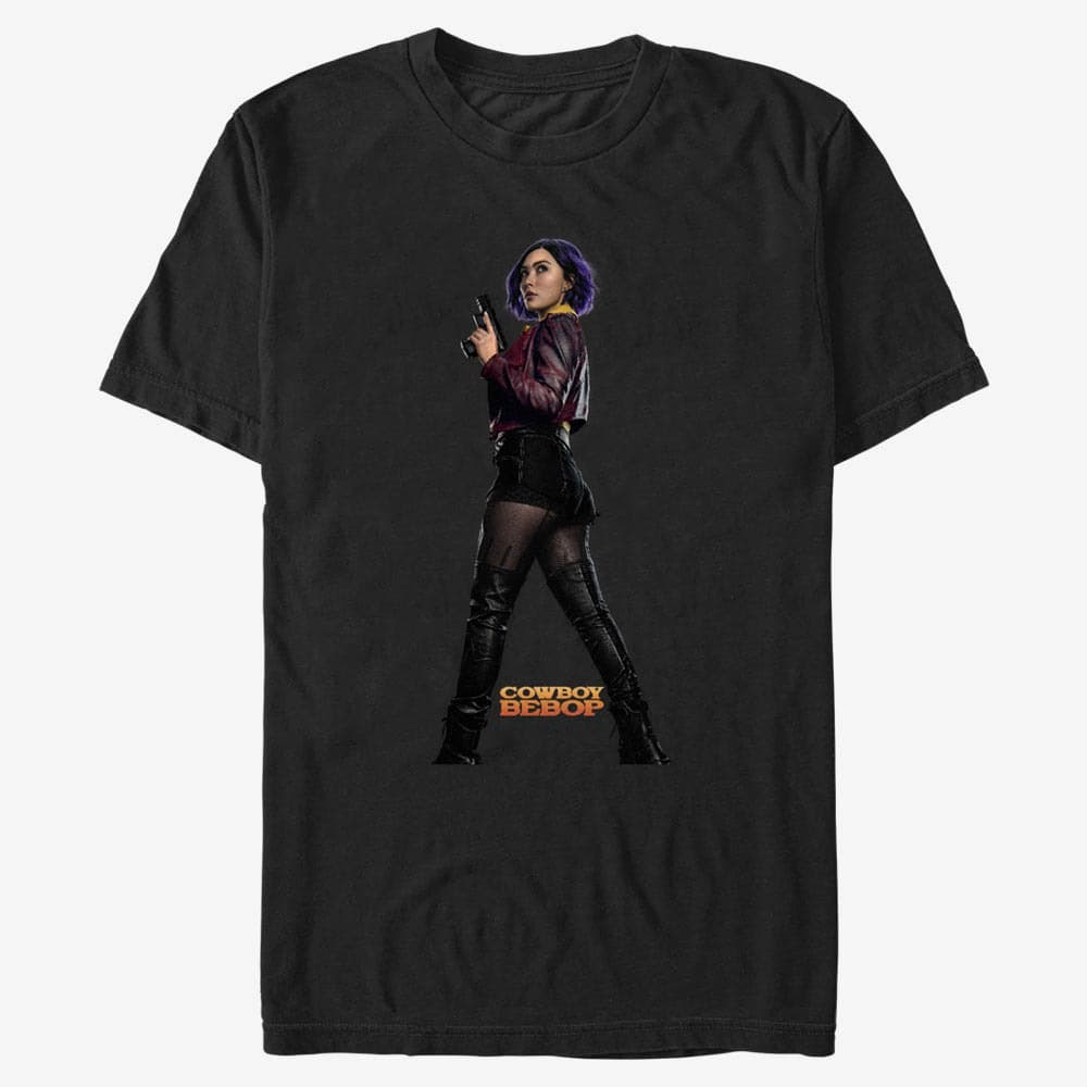 T-shirts Merch Netflix Cowboy Bebop - Hero Faye Unisex T-Shirt Black