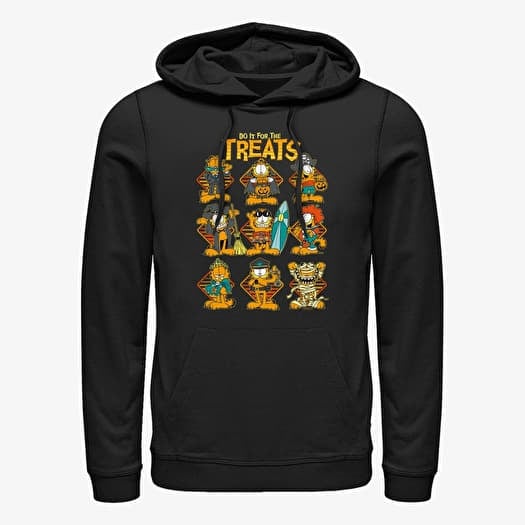 Majica Merch Paramount Garfield - For the Treats Unisex Hoodie Black