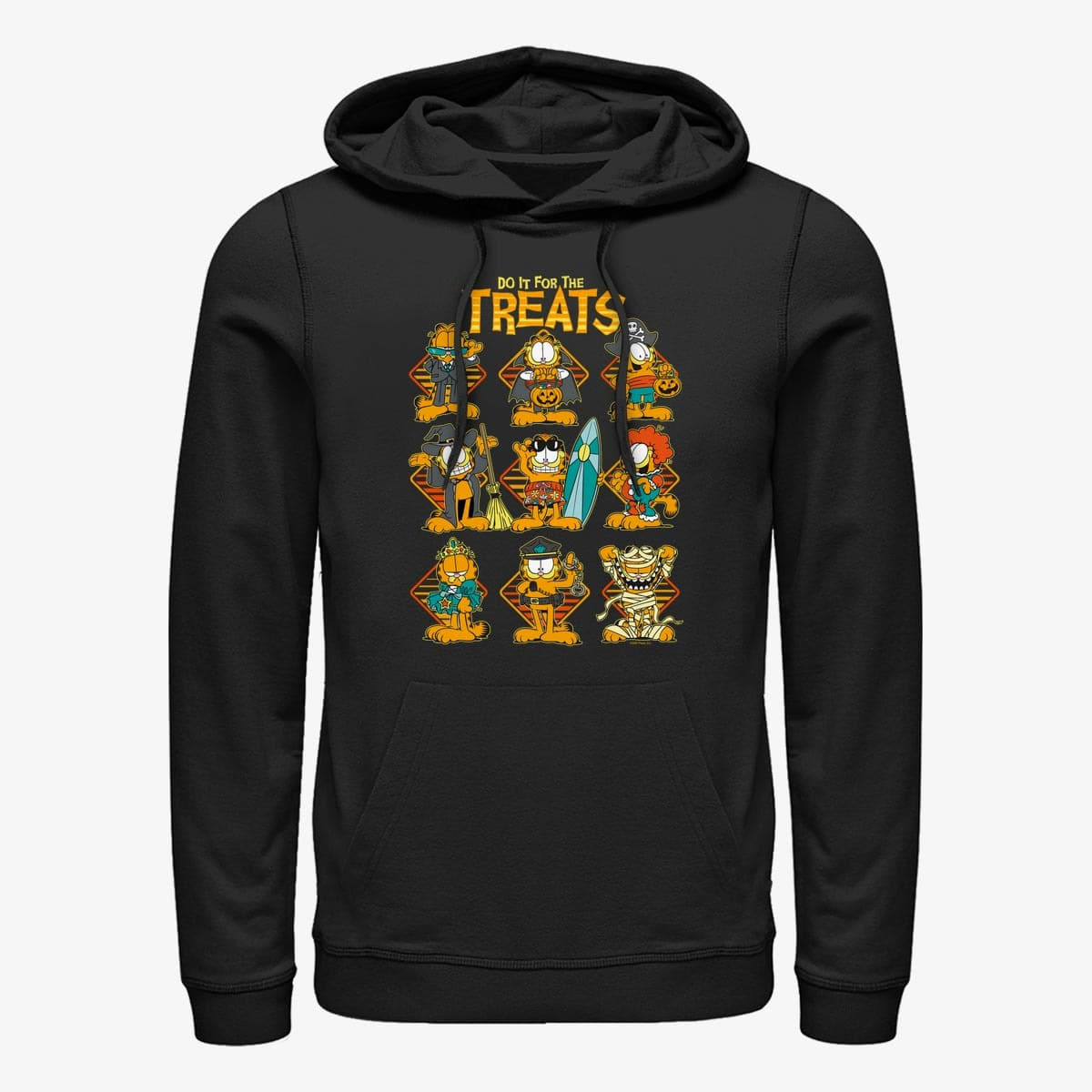 Sweatshirts Merch Paramount Garfield - For the Treats Unisex Hoodie Black