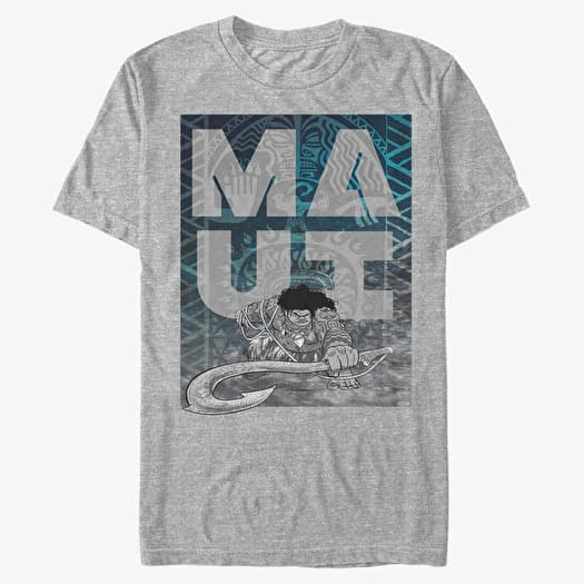 T-särk Merch Pixar Moana - Maui Hook Fade Unisex T-Shirt Heather Grey