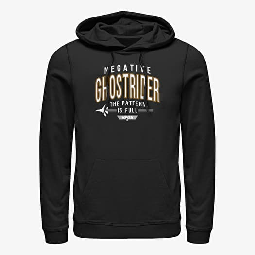 Sweatshirt Merch Paramount Top Gun - Negative Ghostrider Unisex Hoodie Black