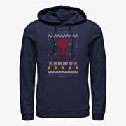 Merch Paramount Star Trek - To Boldly Sweater Unisex Hoodie Navy Blue