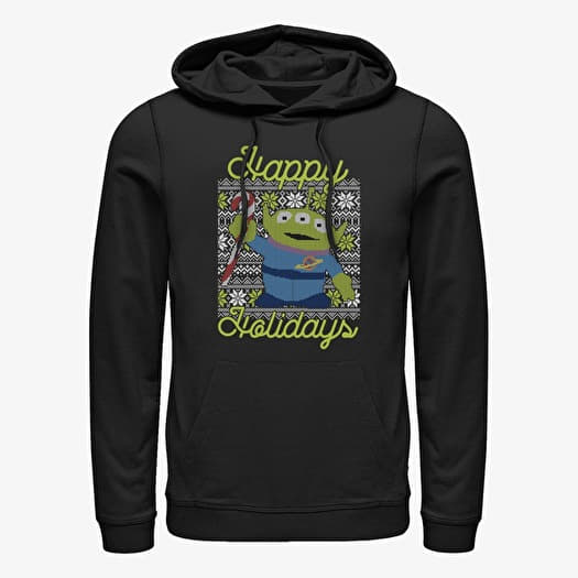 Pulóver Merch Pixar Toy Story 1-3 - Alien Christmas Unisex Hoodie Black
