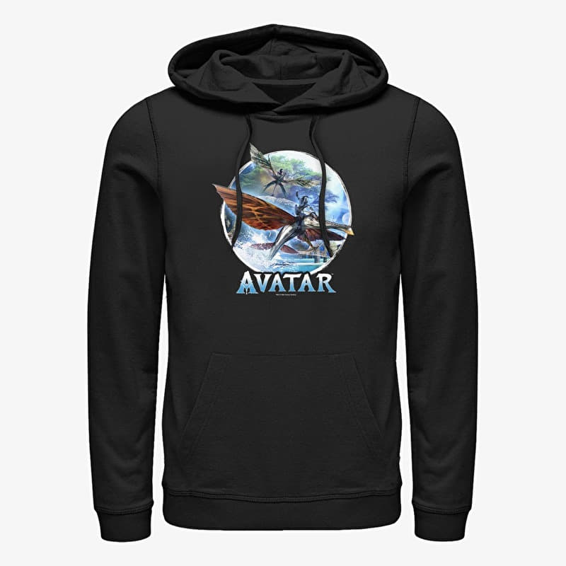 Sweatshirt Merch Twentieth Century Fox Avatar 2 - Banshee Flight Unisex Hoodie Black