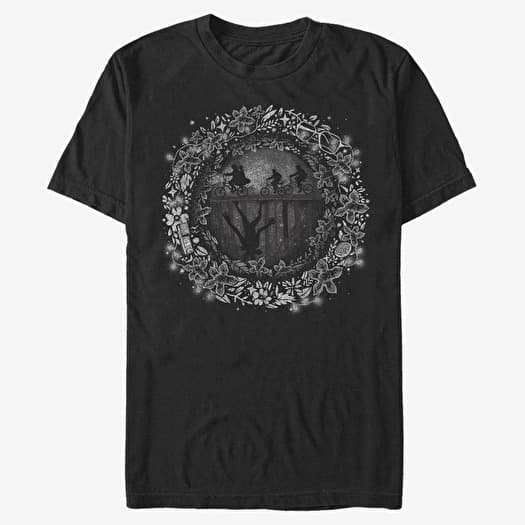T-paita Merch Netflix Stranger Things - Into the UpsideDown Unisex T-Shirt Black