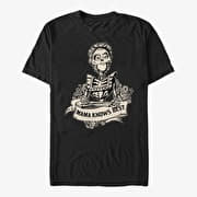 Merch Pixar Coco - Mom Knows Best Unisex T-Shirt Black