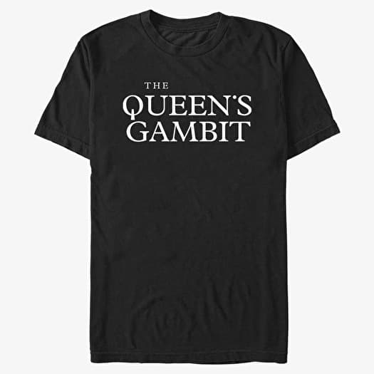 Tricou Merch Netflix The Queen's Gambit - Merch Logo Unisex T-Shirt Black