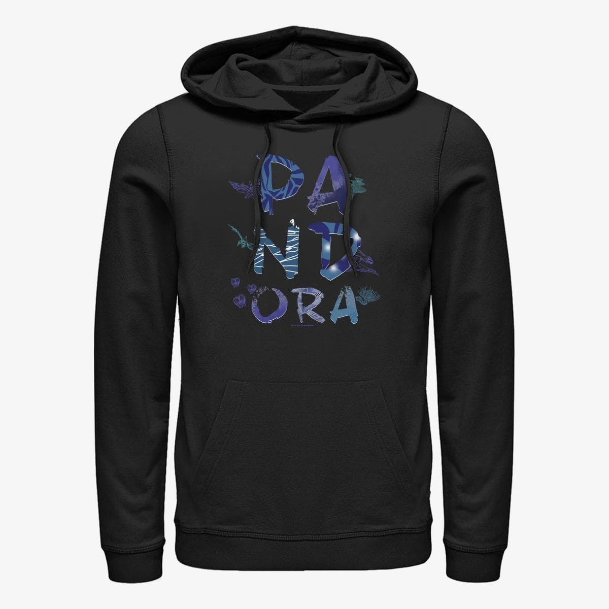 Bluzy Merch Twentieth Century Fox Avatar 1 - Pandora Flora And Fauna Unisex Hoodie Black