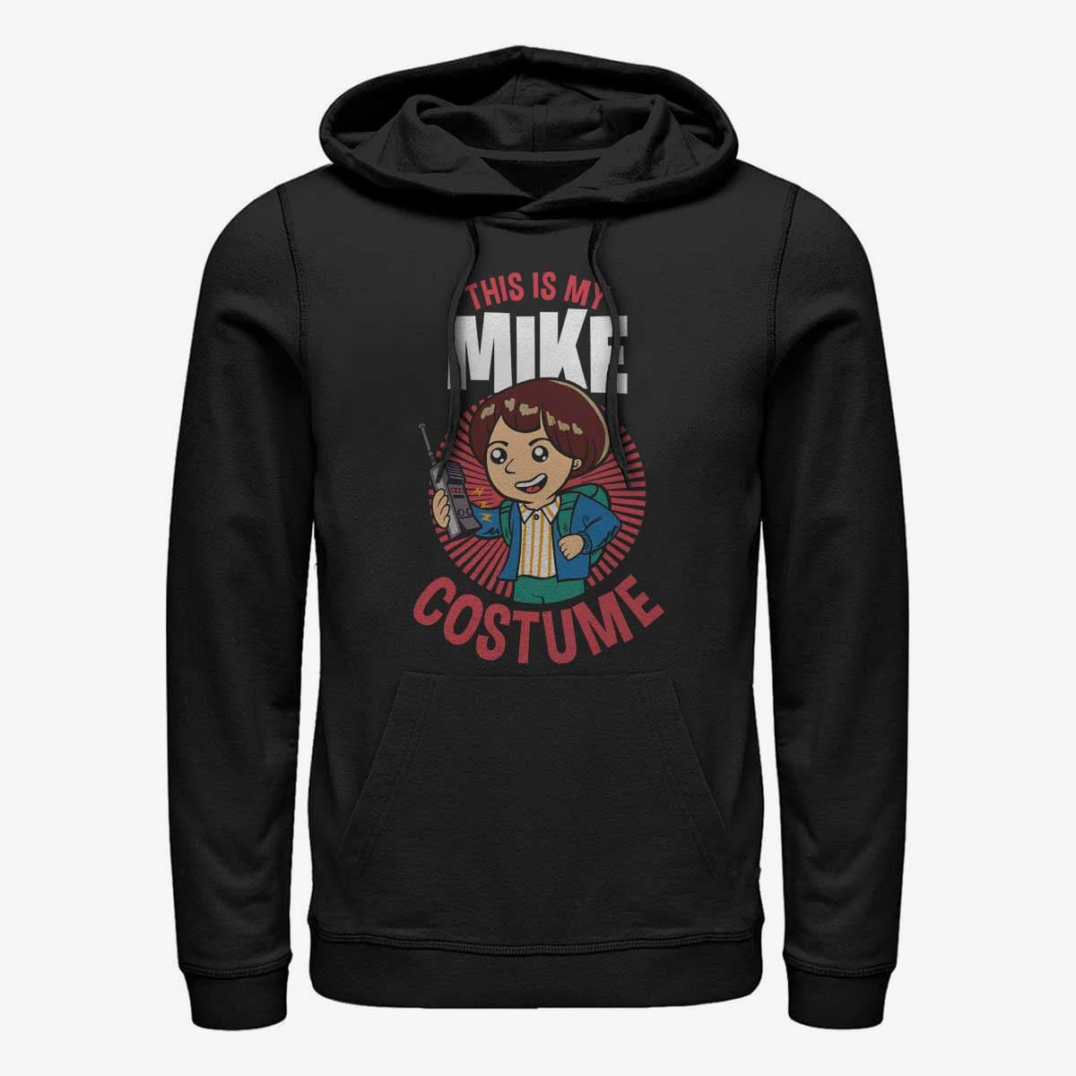 Hoodies and sweatshirts  Merch Netflix Stranger Things - Mike Costume Unisex Hoodie Black