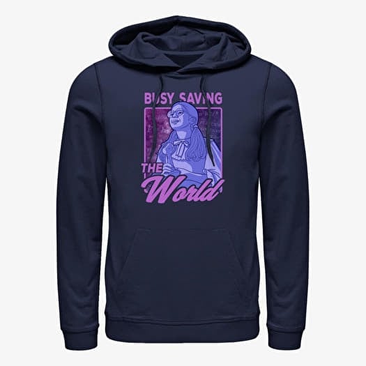 Sweat-shirt Merch Netflix Stranger Things - Suzie Poo Unisex Hoodie Navy Blue