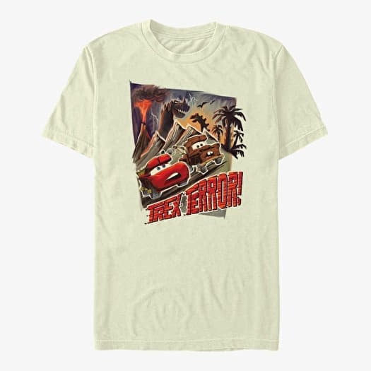 T-shirt Merch Pixar Cars-Cars 2 - Trex Terror Unisex T-Shirt Natural
