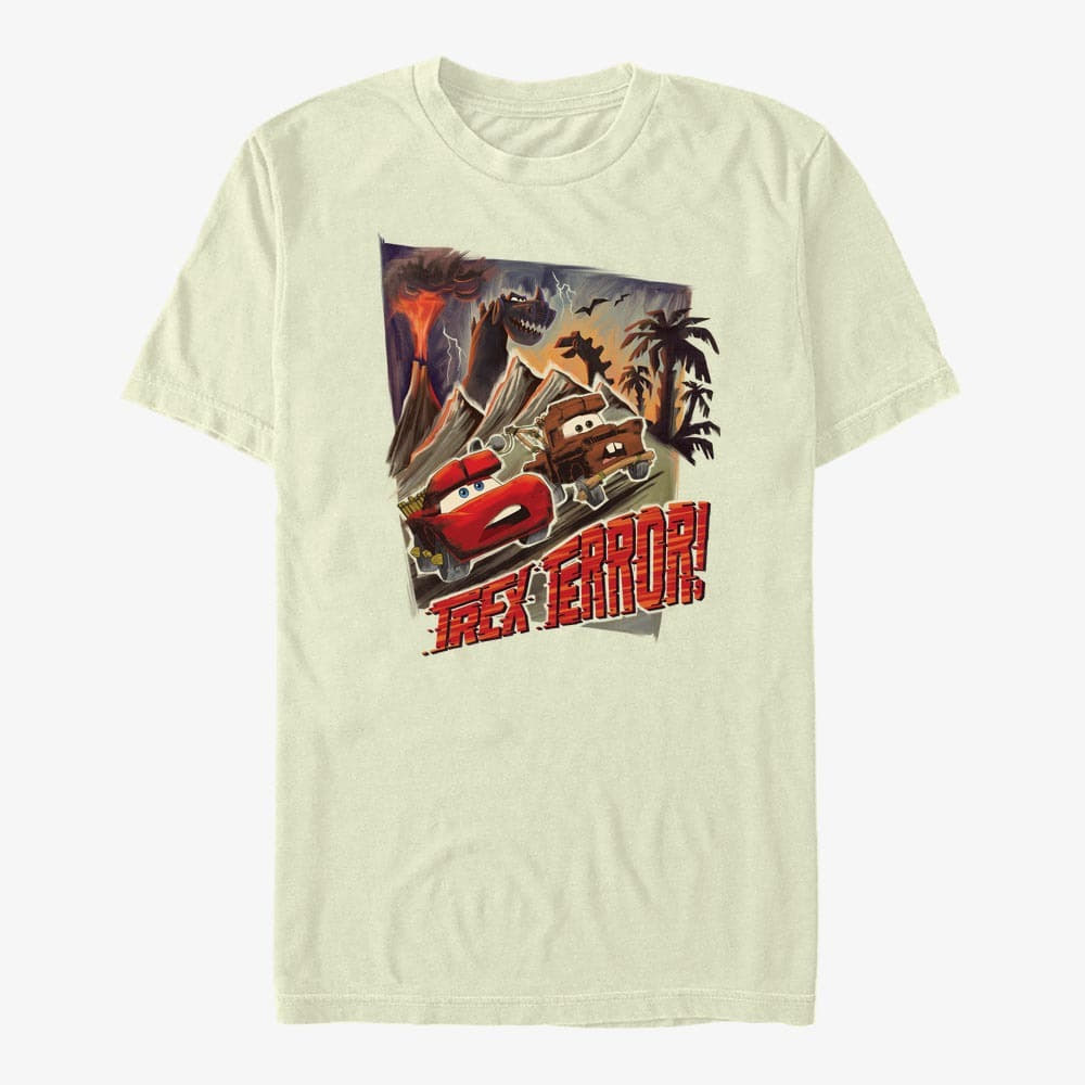 T-shirts Merch Pixar Cars-Cars 2 - Trex Terror Unisex T-Shirt Natural