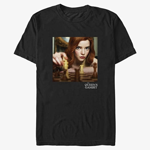 Tricou Merch Netflix The Queen's Gambit - Checkmate Photo Real Unisex T-Shirt Black