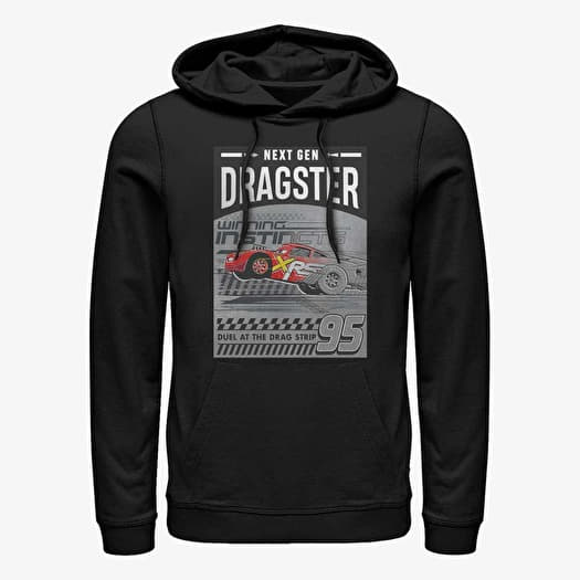 Hanorac Merch Pixar Cars 2 - Dragster Gen Unisex Hoodie Black