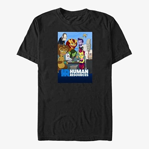 Majica Merch Netflix Human Resources - HR Poster Unisex T-Shirt Black
