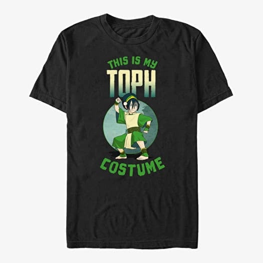 Tričko Merch Paramount Avatar: The Last Airbender - Toph Costume Unisex T-Shirt Black