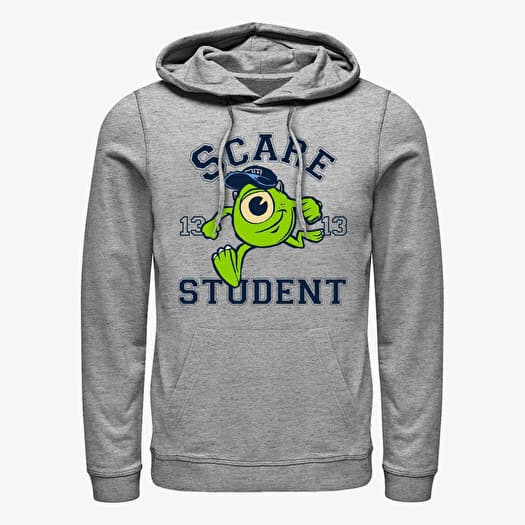 Sweatshirt Merch Pixar Monster's Inc. - Scare Student Unisex Hoodie Heather Grey