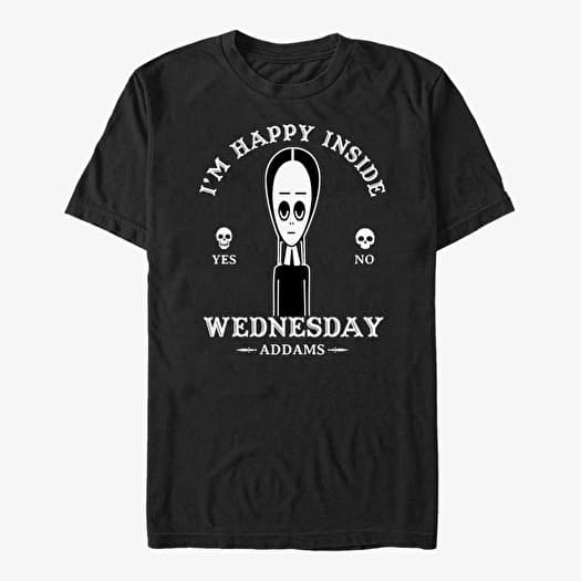 Majica Merch MGM The Addams Family - Wednesday Macabe Unisex T-Shirt Black