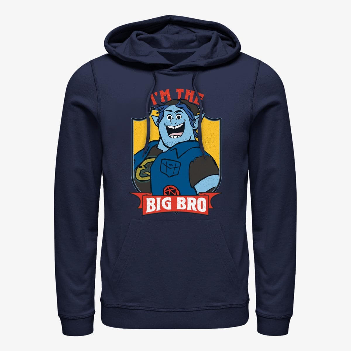 Hoodies and sweatshirts  Merch Pixar Onward - Big Bro Unisex Hoodie Navy Blue