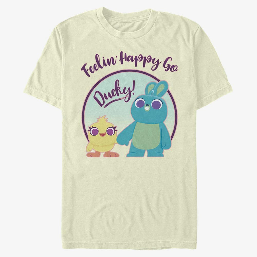 T-shirts Merch Pixar Toy Story - Ducky Bunny Pastel Unisex T-Shirt Natural