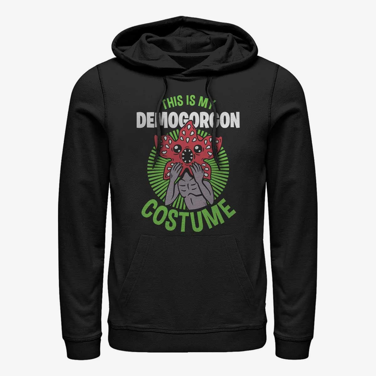 Sweatshirts Merch Netflix Stranger Things - Demogorg Costume Unisex Hoodie Black