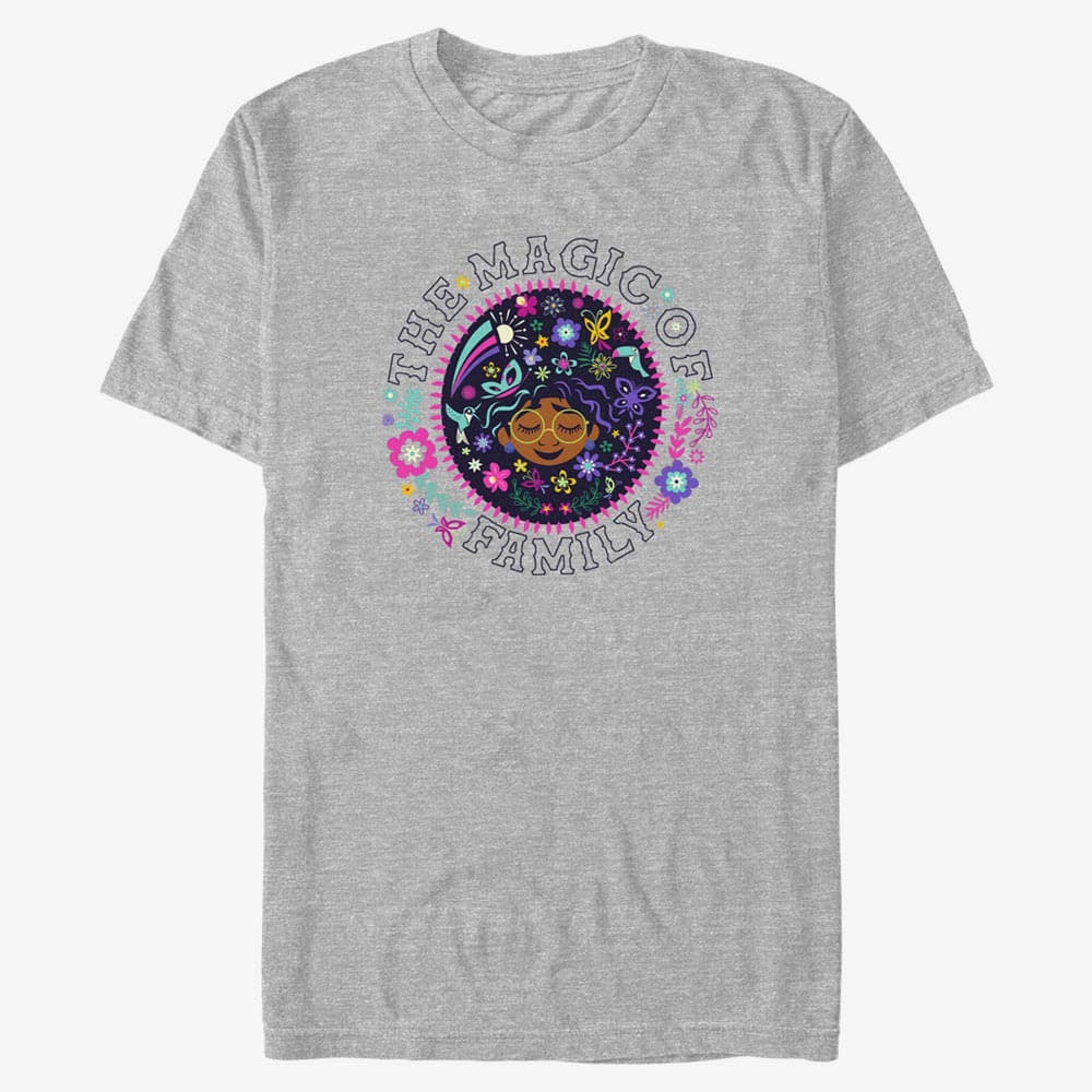 majice kratkih rukava Merch Pixar Disney Encanto - Magic Of Family Unisex T-Shirt Heather Grey