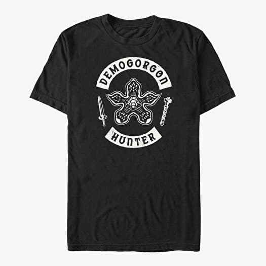 T-shirt Merch Netflix Stranger Things - Demogorgon Hunter Unisex T-Shirt Black