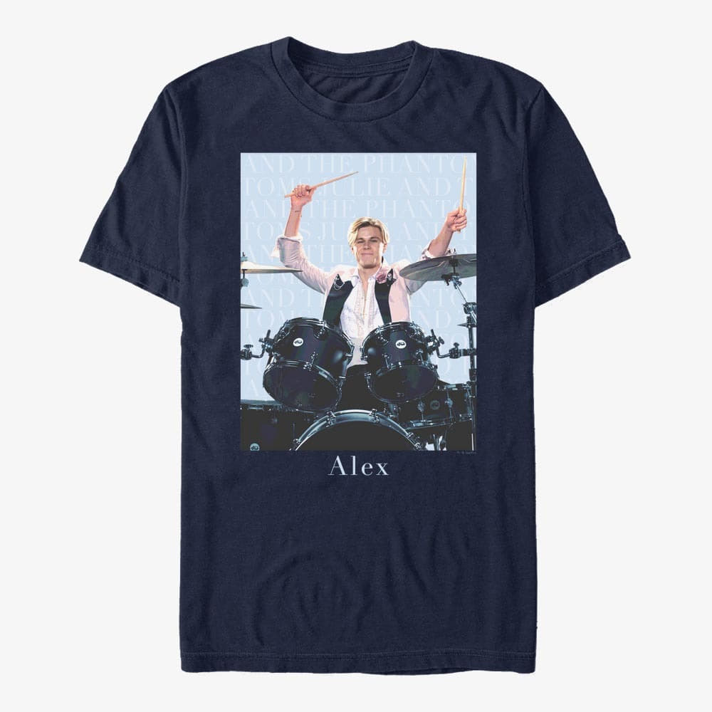 T-Shirts Merch Netflix Julie And The Phantoms - Drumming Unisex T-Shirt Navy Blue
