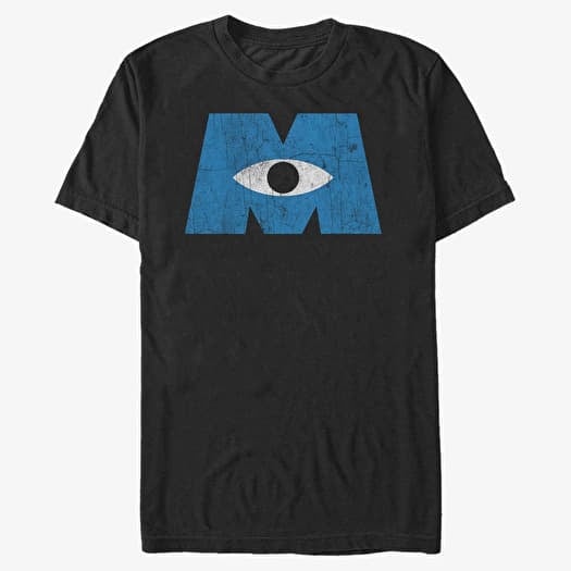 T-shirt Merch Pixar Monster's Inc. - Distressed Logo Unisex T-Shirt Black