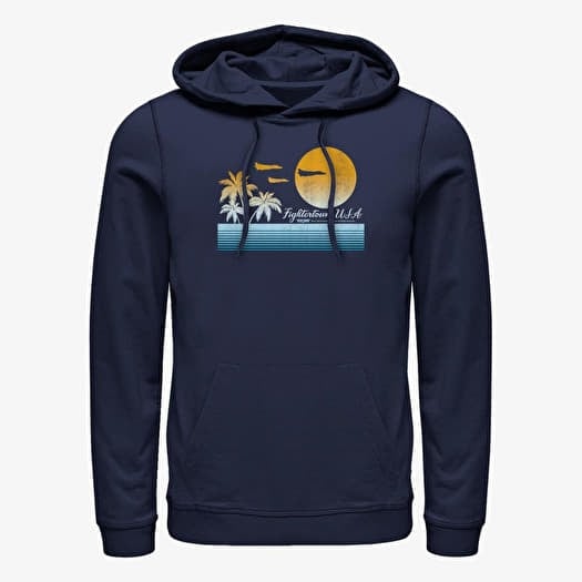 Sweatshirt Merch Paramount Top Gun - Fightertown USA Unisex Hoodie Navy Blue