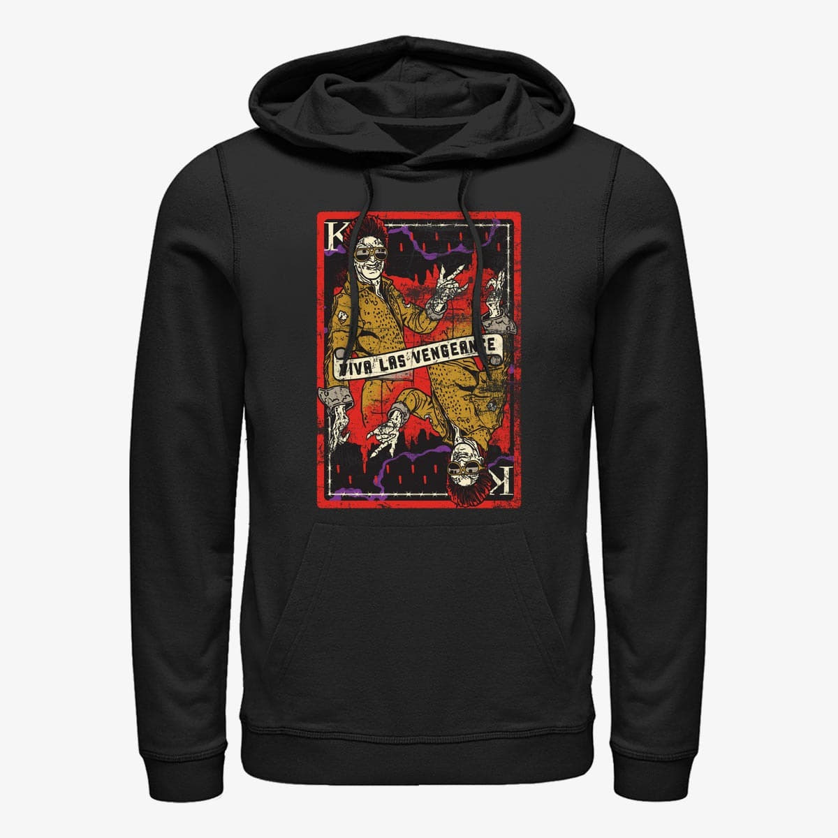Hoodies and sweatshirts  Merch Netflix Army Of The Dead - King Vengeance Unisex Hoodie Black