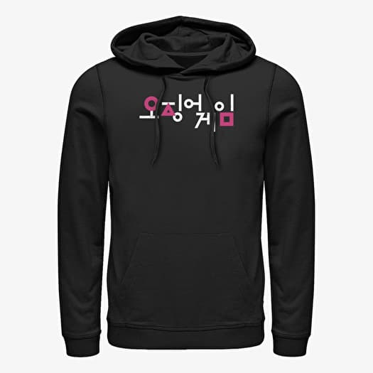 Sweatshirt Merch Netflix Squid Game - Korean Title Unisex Hoodie Black