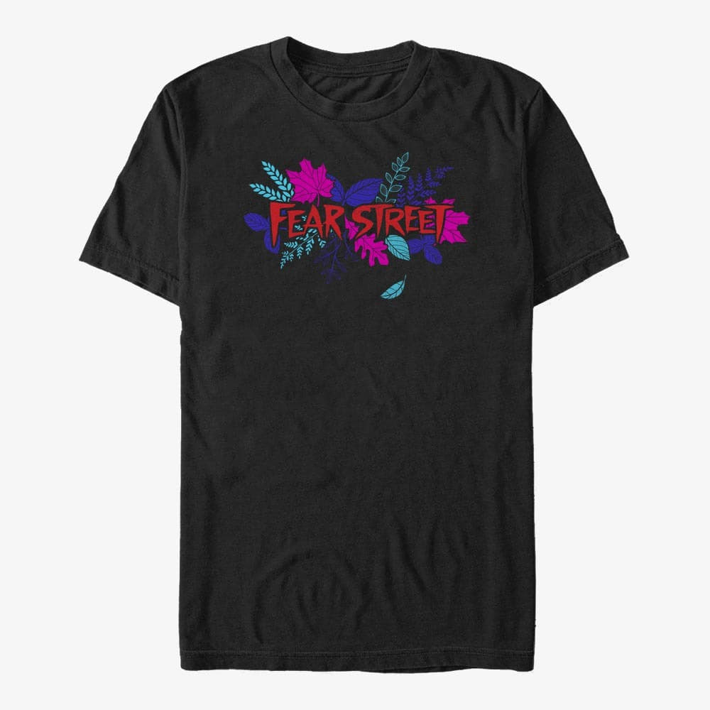 Magliette Merch Netflix Fear Street - Leafy Logo Unisex T-Shirt Black