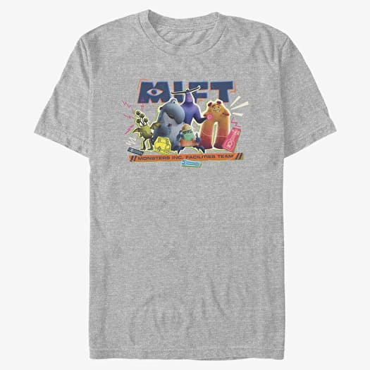 T-shirt Merch Pixar Monsters At Work - Mift Comedians Unisex T-Shirt Heather Grey