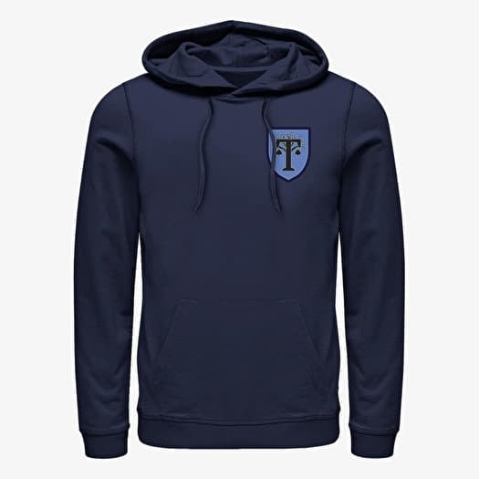 Mikina Merch Netflix Heartstopper - Truham Budding Tree Badge Unisex Hoodie Navy Blue