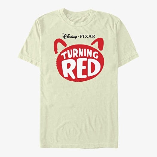 Tricou Merch Pixar Turning Red - Red Logo Unisex T-Shirt Natural