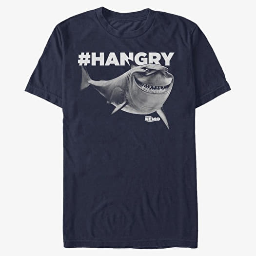 Majica Merch Pixar Finding Nemo - Hangry Bruce Unisex T-Shirt Navy Blue