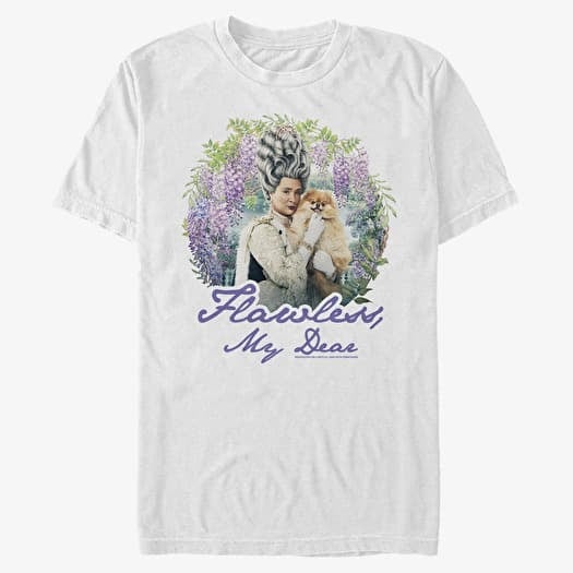 Tričko Merch Netflix Bridgerton - Flawless Queen Unisex T-Shirt White