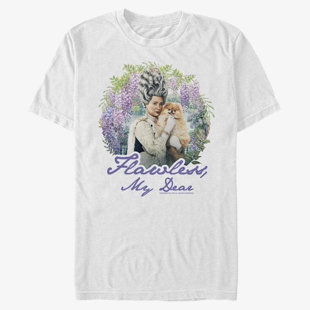 T-shirts Merch Netflix Bridgerton - Flawless Queen Unisex T-Shirt White