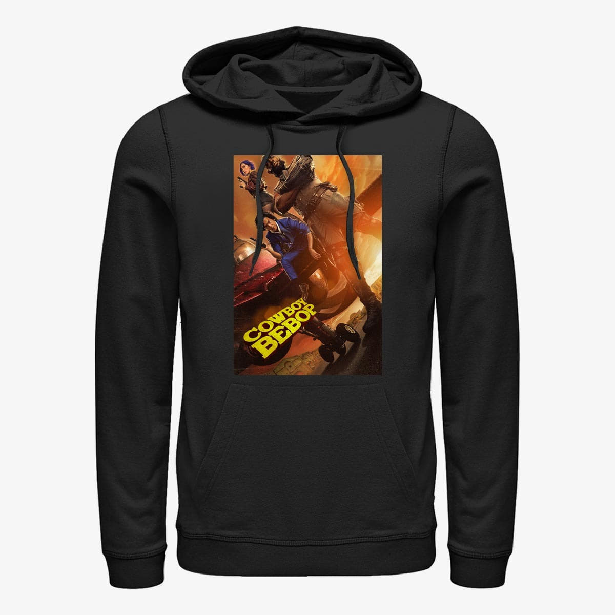 Hoodies and sweatshirts  Merch Netflix Cowboy Bebop - Cowboy Bebop Crew Unisex Hoodie Black