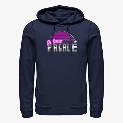 Sweat-shirt Merch Netflix Stranger Things - Retro Arcade Unisex Hoodie Navy Blue
