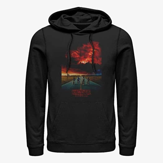 Hoodies and sweatshirts Merch Netflix Stranger Things Demogorgon Cloud Poster Unisex Hoodie Black Queens