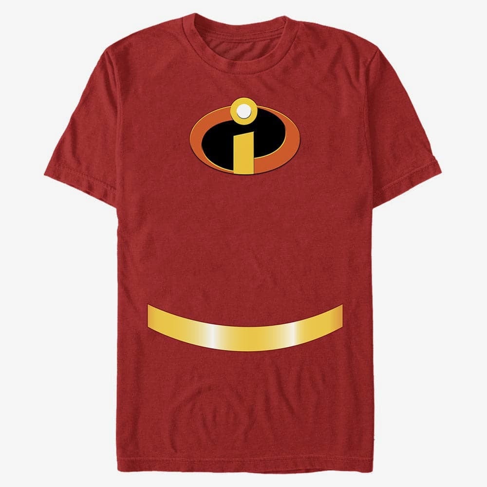Pólók Merch Pixar Incredibles - Incredible Costume Unisex T-Shirt Red