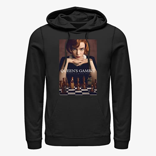 Hanorac Merch Netflix The Queen's Gambit - Merch Poster Unisex Hoodie Black