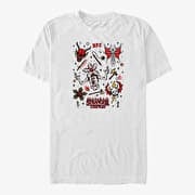Merch Netflix Stranger Things - Stranger Flash Sheet Unisex T-Shirt White
