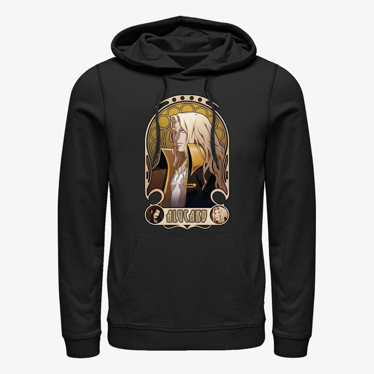 Sweatshirts Merch Netflix Castlevania - Alucard Nouveau Unisex Hoodie Black