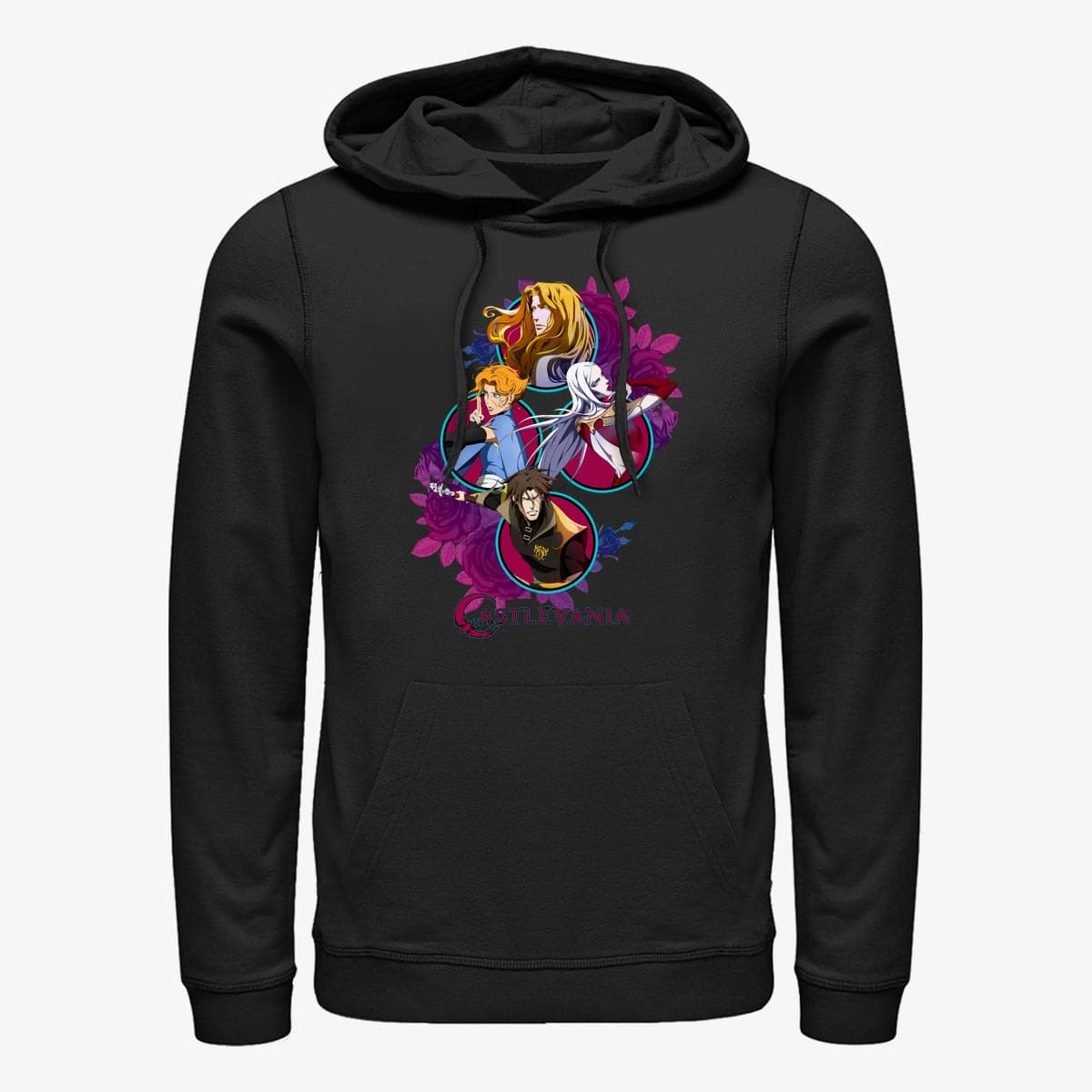Puloverji   Merch Netflix Castlevania - Four Circles Unisex Hoodie Black